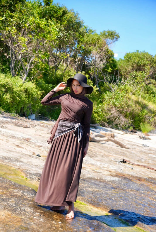 CONTOUT SKIRT MOCHA
