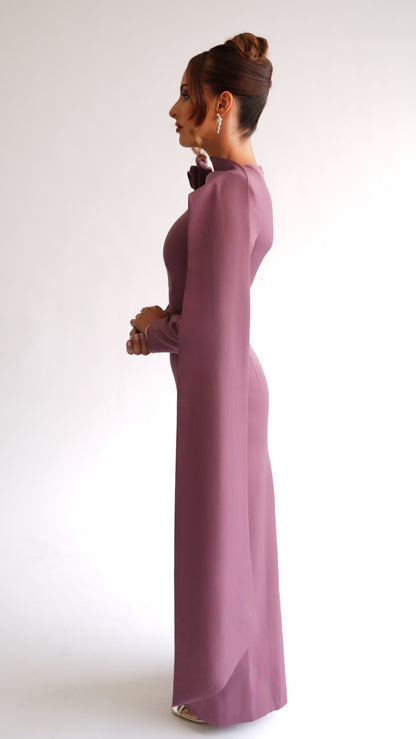 RÖSE ARC GOWN PLUM